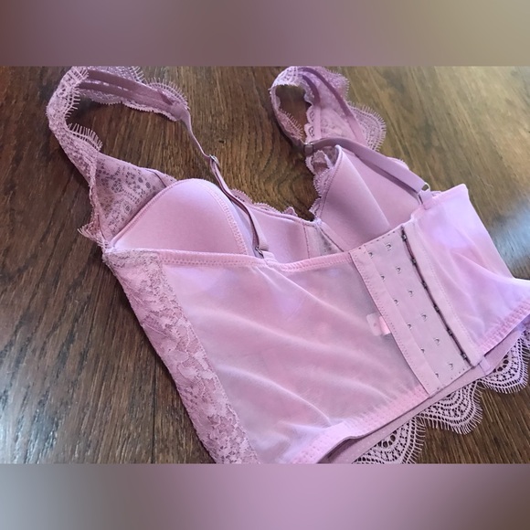 Dream Angels Victoria’s Secret Lined Demi Double Demi 34 C Bra Bustier Lace NWT - Picture 9 of 9